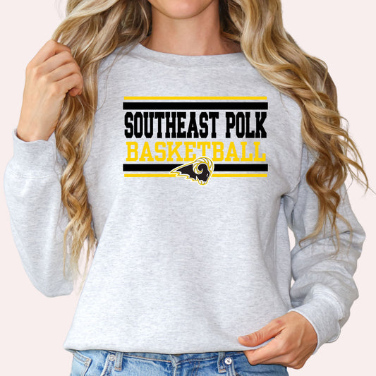 Southeast Polk Basketball lined Crewneck