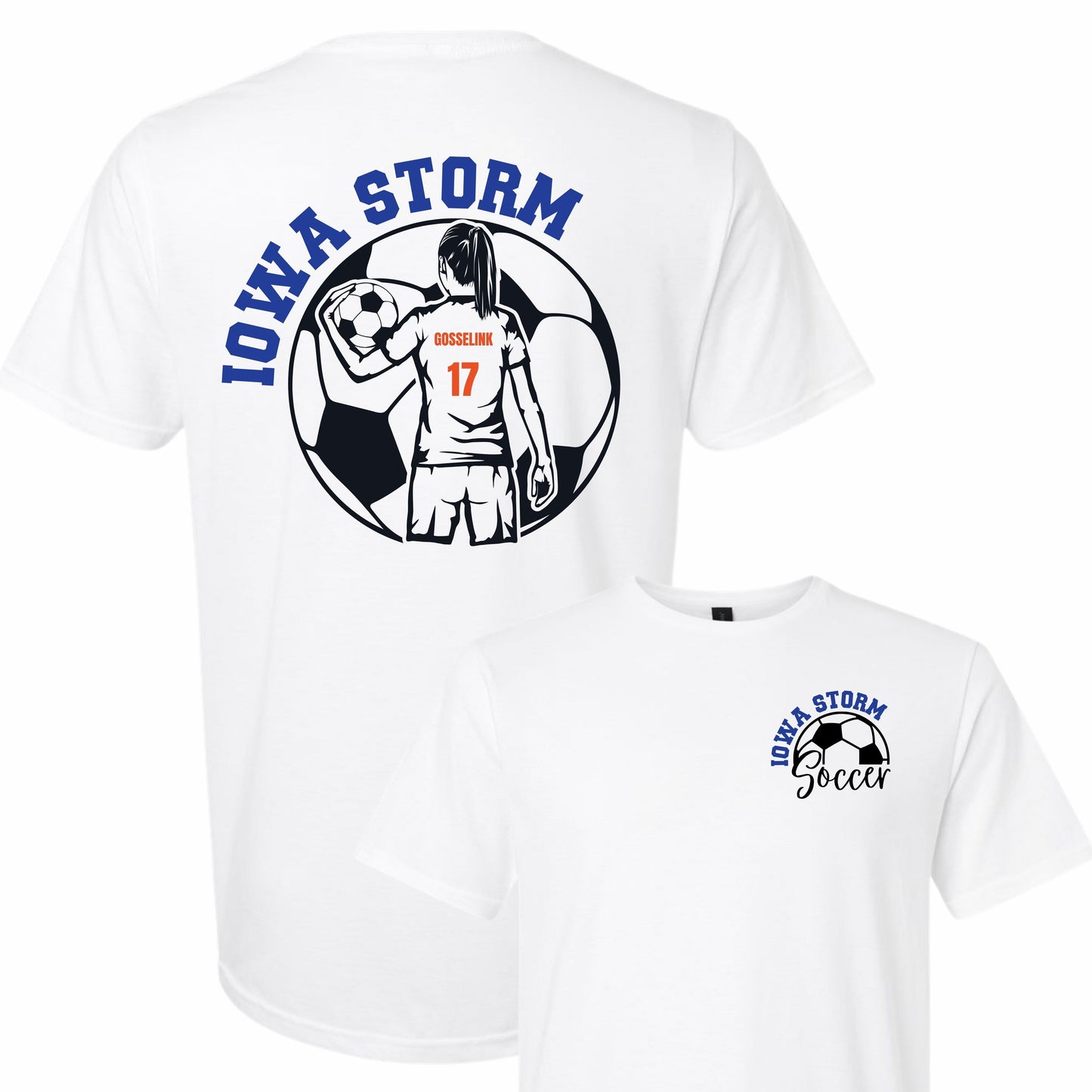 Iowa Storm Soccer T-Shirt (girl)