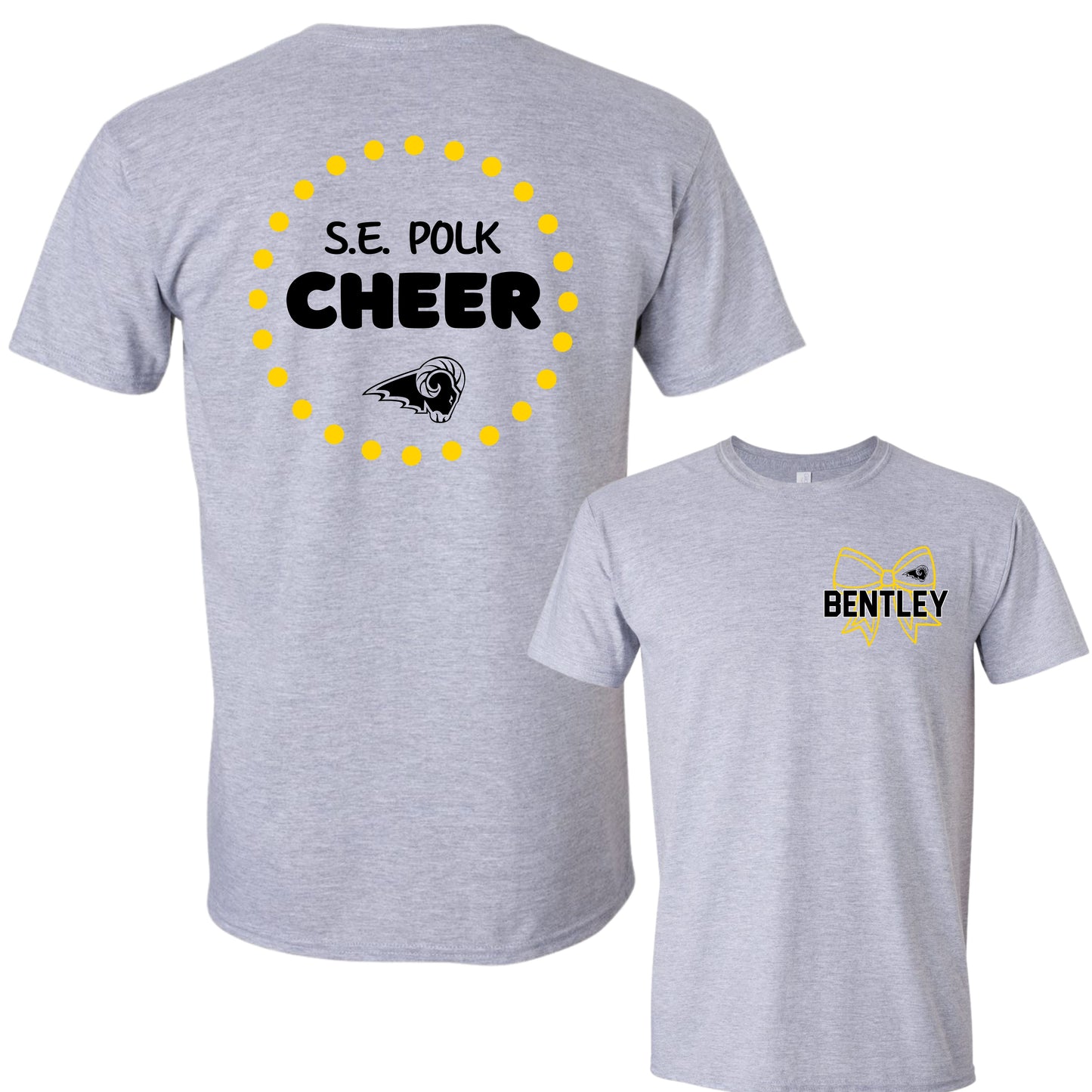 SEP Cheer Puff Lettering (Ram logo) T-Shirt