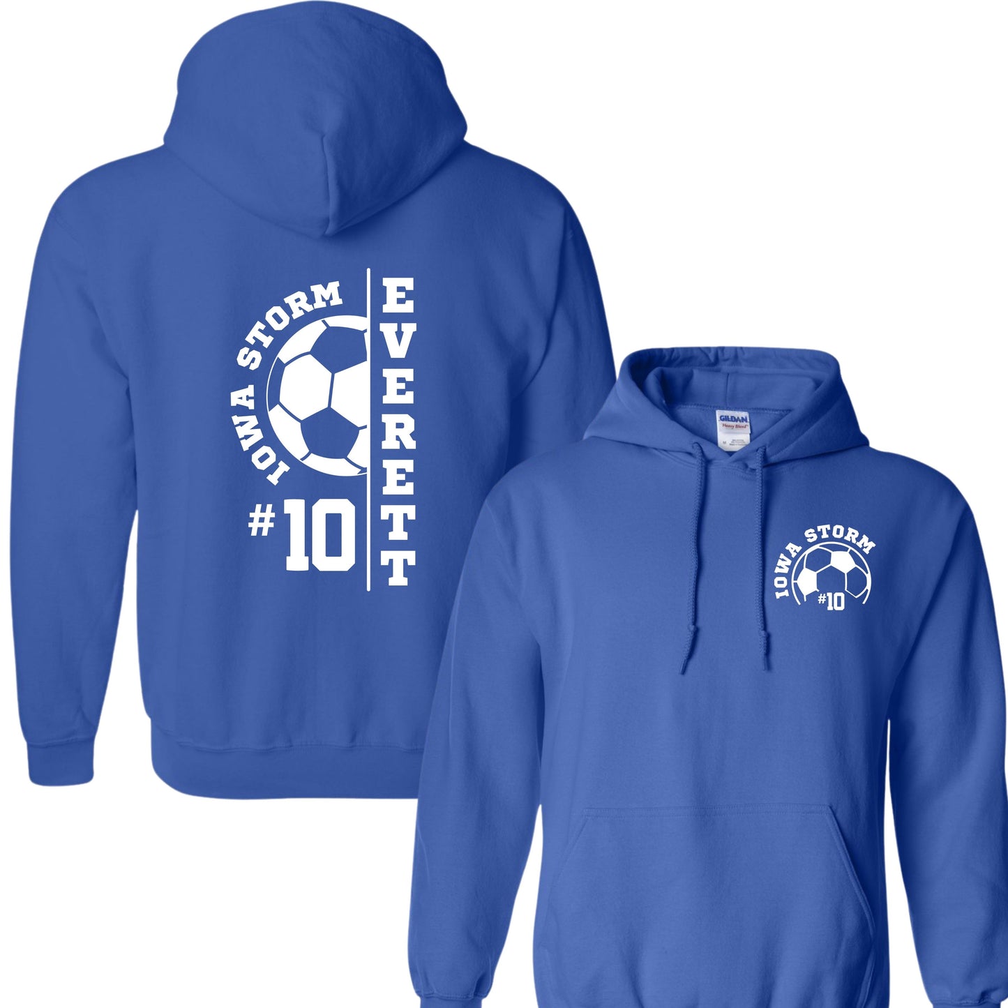 Iowa Storm Personalized Hoodie | Adult