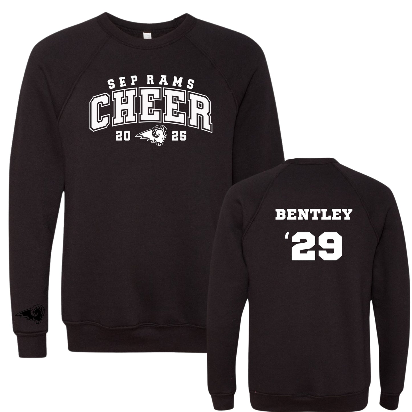SEP RAMS Cheer 2025 Crewneck | Comfort Colors