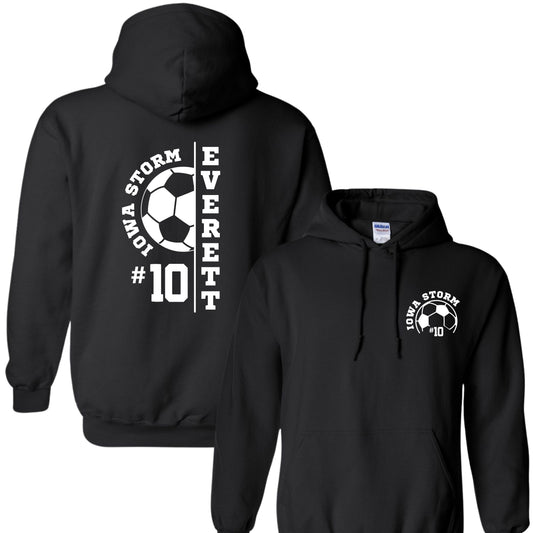 Iowa Storm Personalized Hoodie | Youth