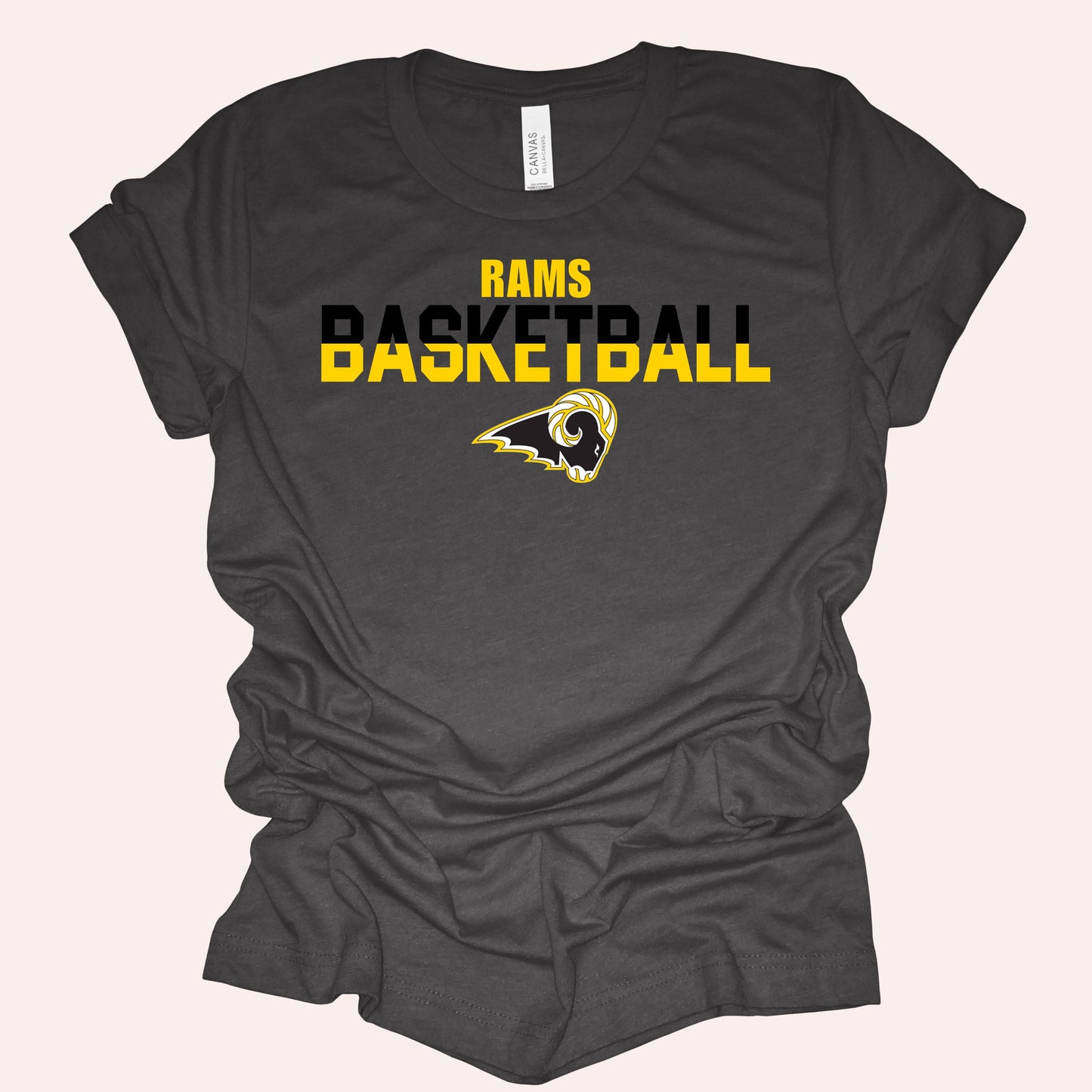 RAMS Basketball Split T-Shirt