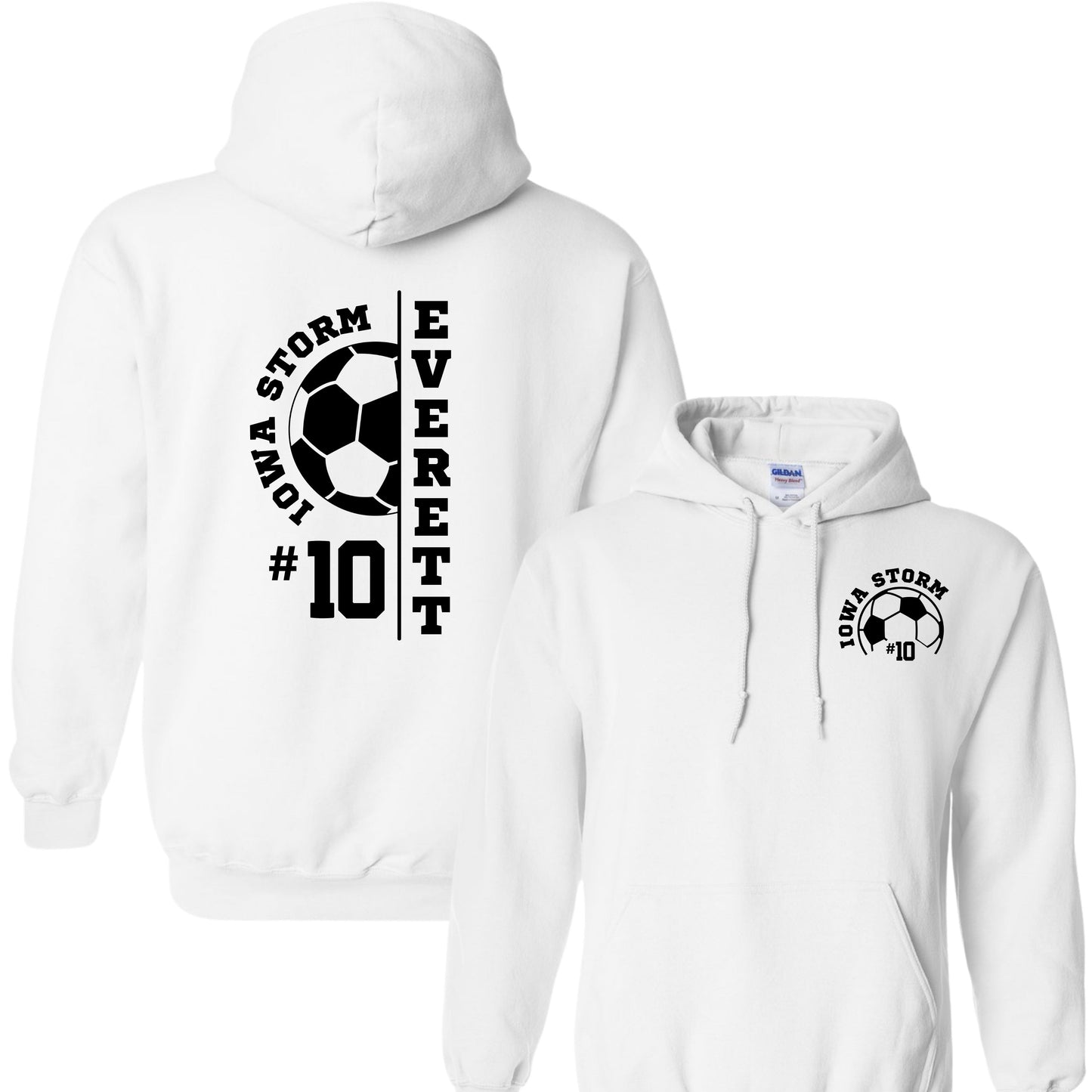 Iowa Storm Personalized Hoodie | Adult