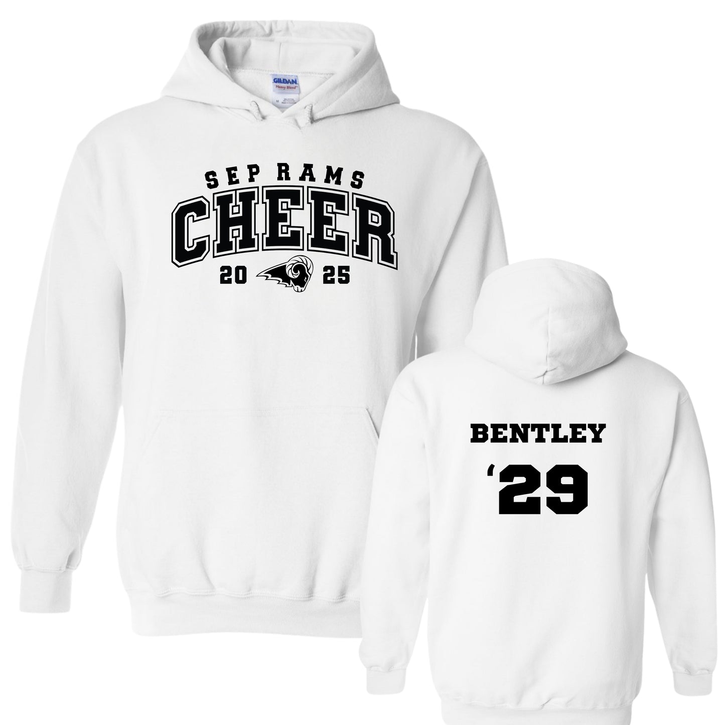 SEP RAMS Cheer 2025 Hoodie | Youth