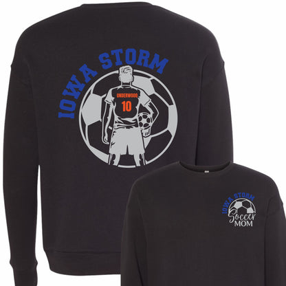 Iowa Storm Soccer Dad Crewneck (Boy)