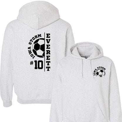 Iowa Storm Personalized Hoodie | Adult