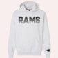 Split RAMS Hoodie | BW