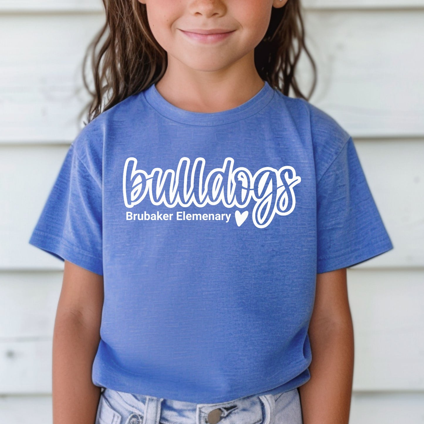 Brubaker Bulldogs outline Crewneck