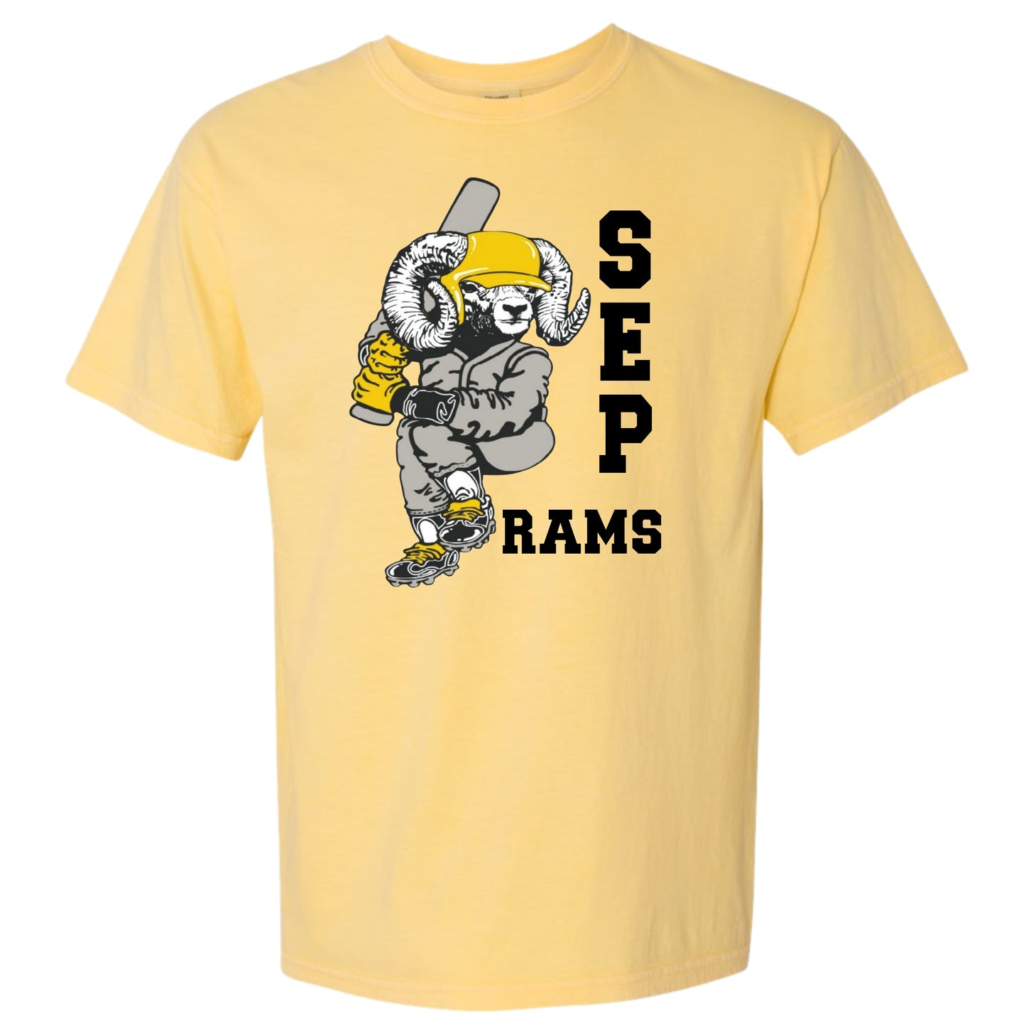 Official* SEP Baseball Swinging Ram T-Shirt | Comfort Colors | Adult