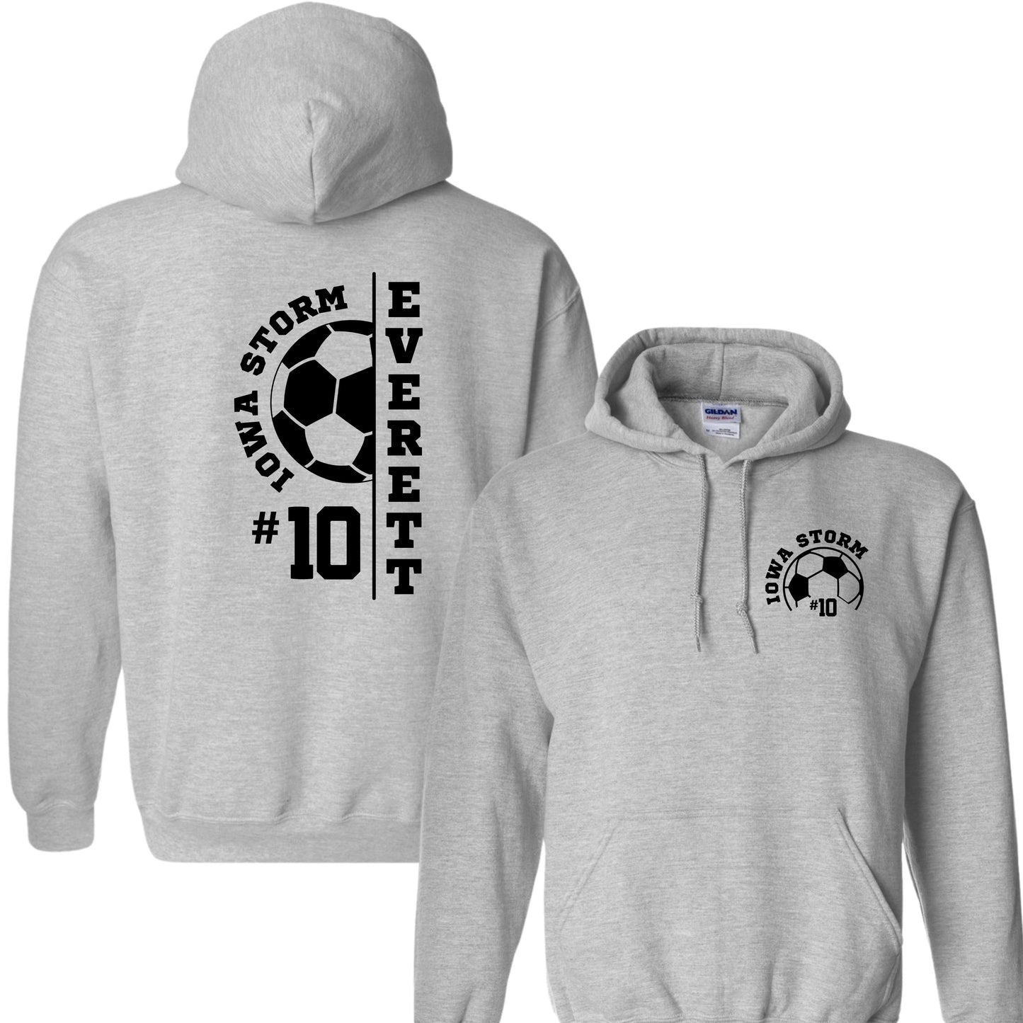 Iowa Storm Personalized Hoodie | Adult