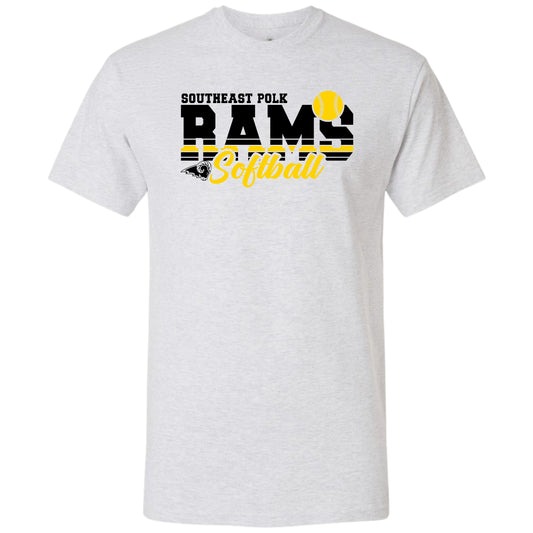 SEP RAMS Softball T-Shirt | Comfort Colors | Adult