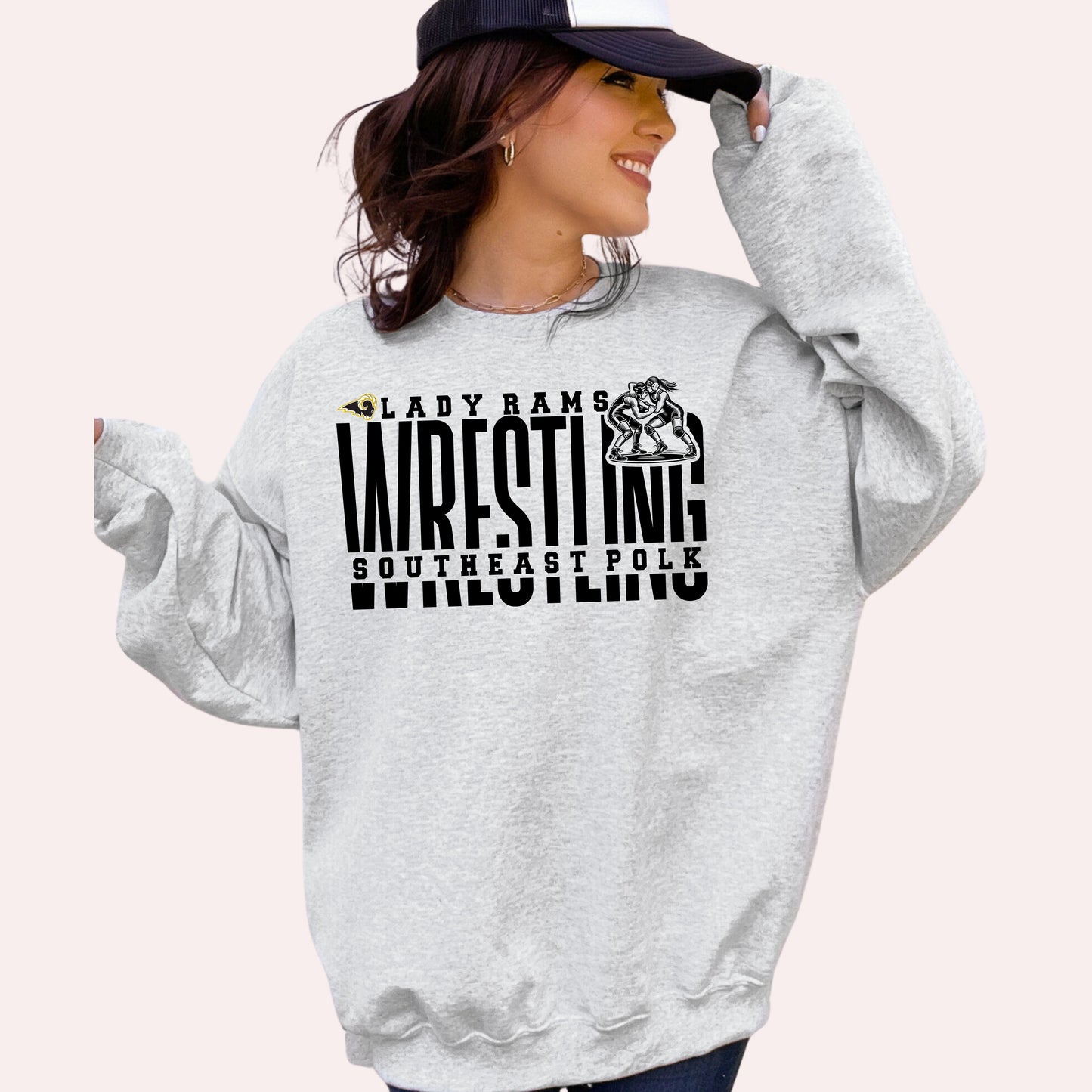 Southeast Polk Girls Wrestling Split Hoodie