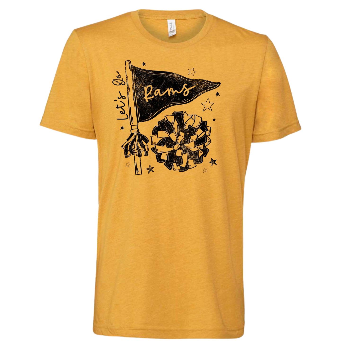 Let's Go Rams Cheer T-Shirt