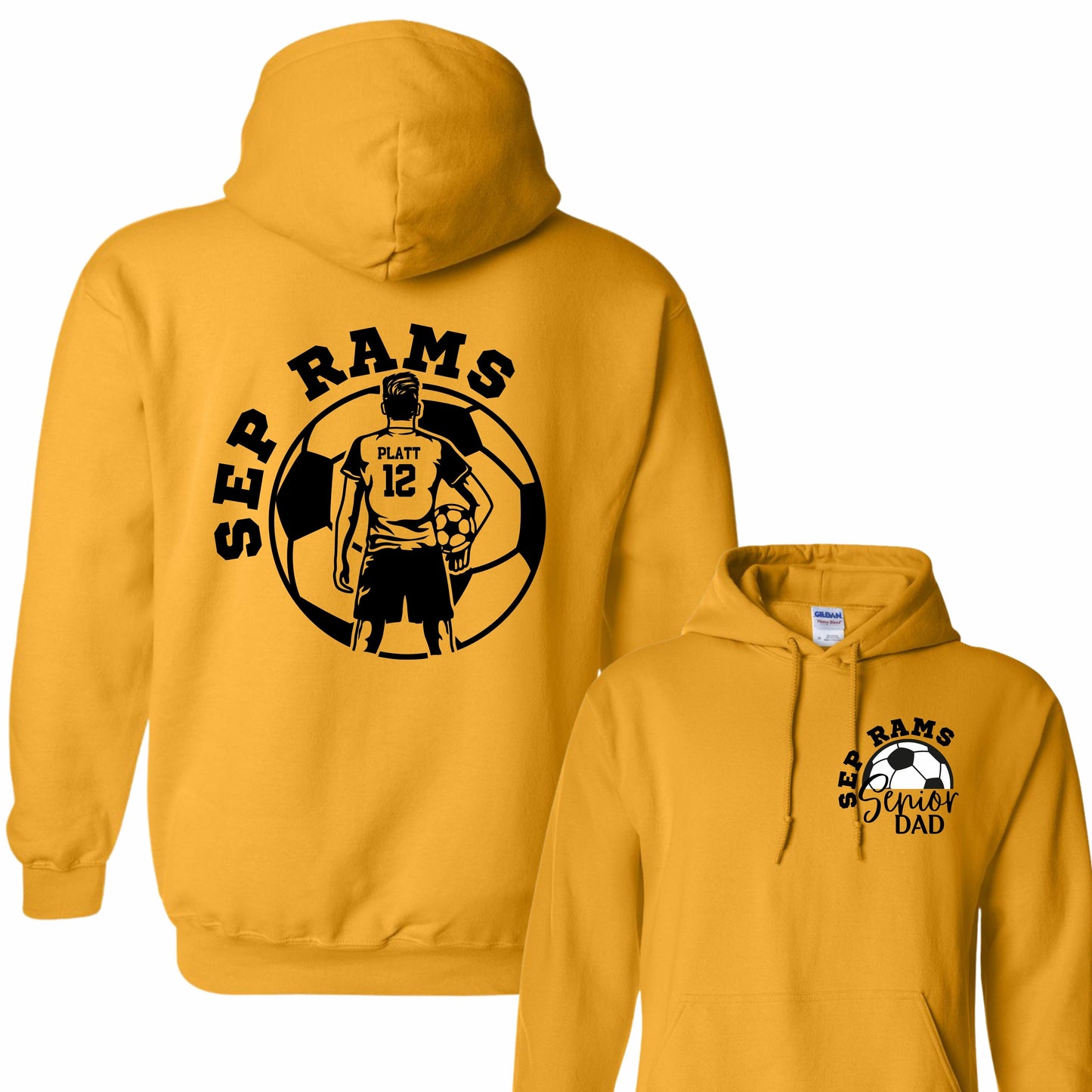 Senior Soccer Dad Hoodie (Boy)