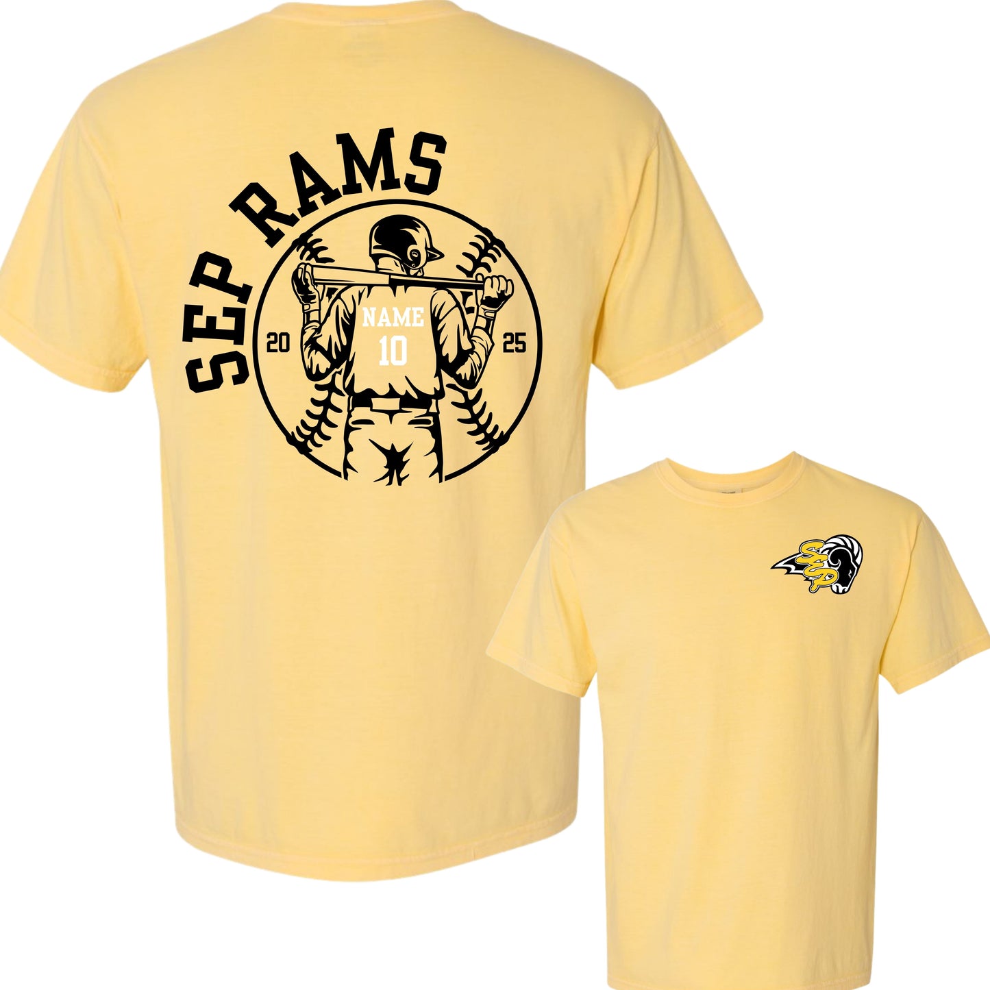 Official* SEP Baseball Personalized T-Shirt | Comfort Colors | Adult