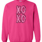 Stacked "XOXO" Crewneck