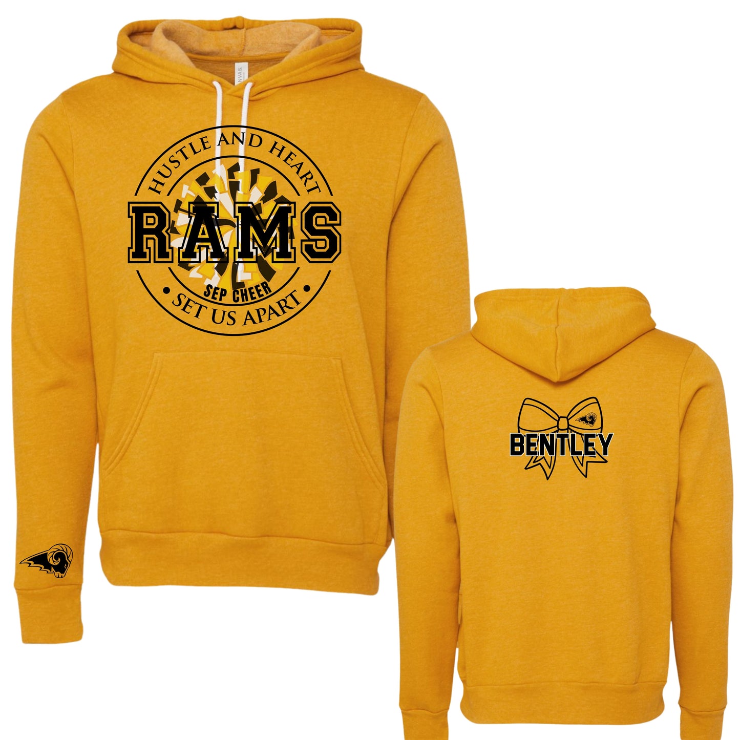 SEP Hustle and Heart Cheer Hoodie | Youth