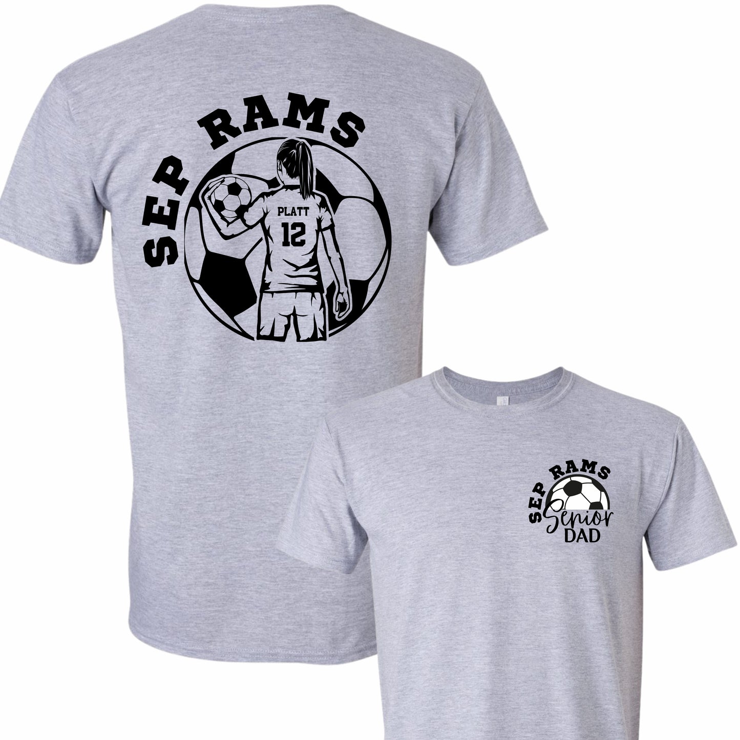 Senior Soccer Dad T-Shirt (Girl)
