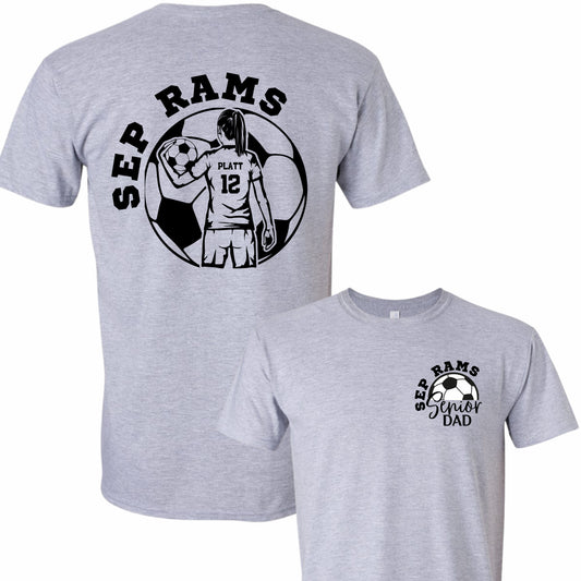 Senior Soccer Dad T-Shirt (Girl)