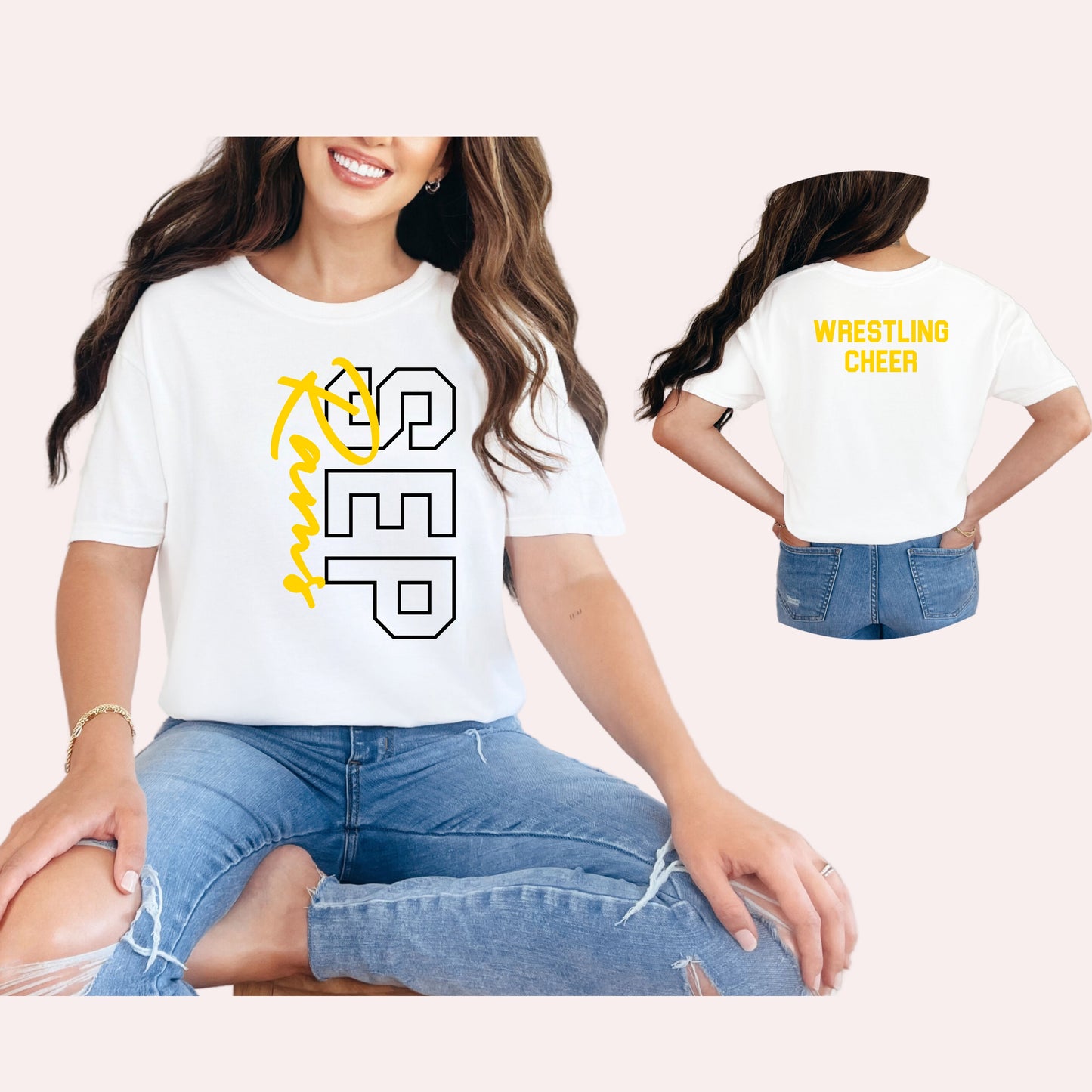 SEP Rams Wrestling Cheer T-Shirt