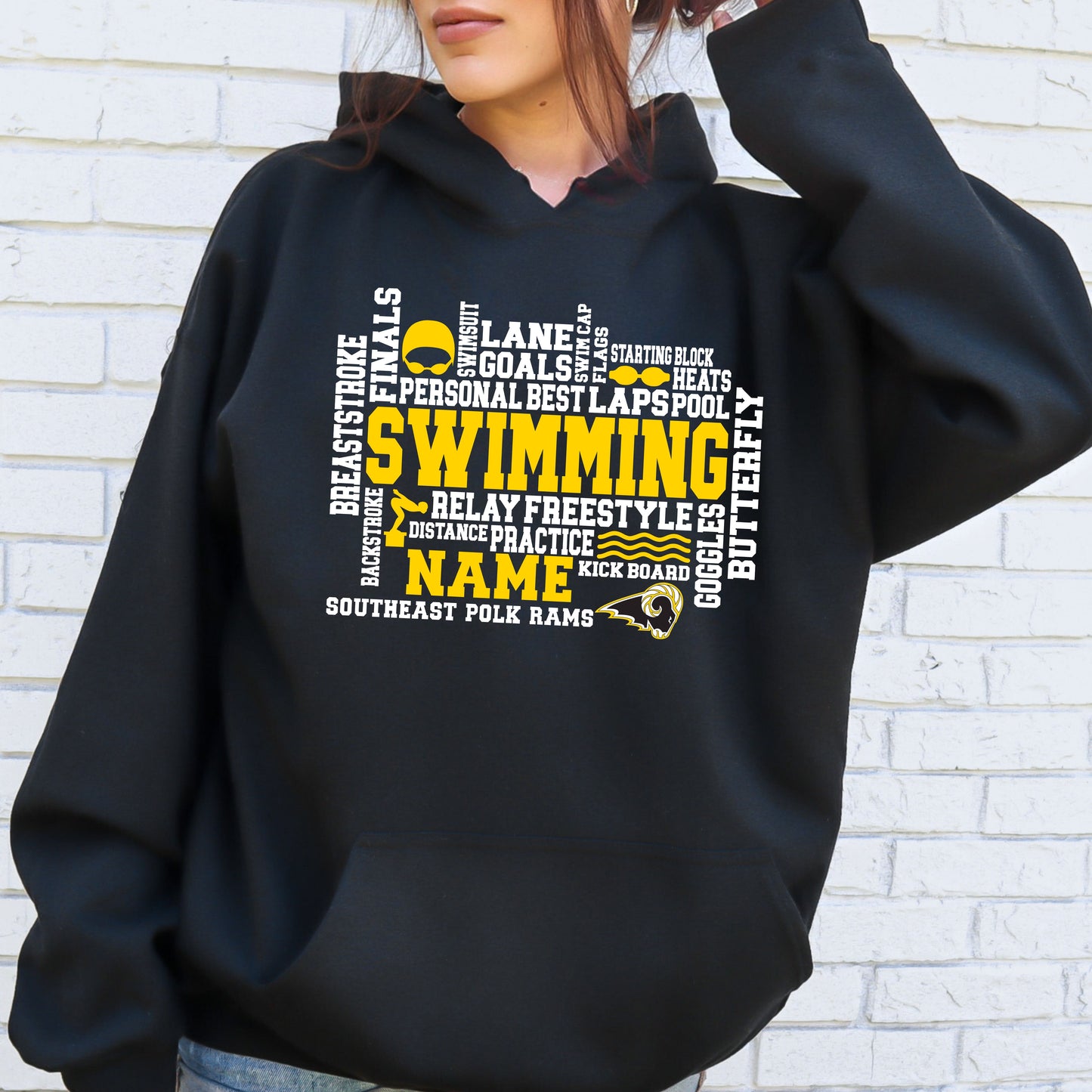 SEP Personalized Swimming T-Shirt (words)