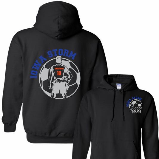Iowa Storm Soccer Mom Hoodie (Boy)