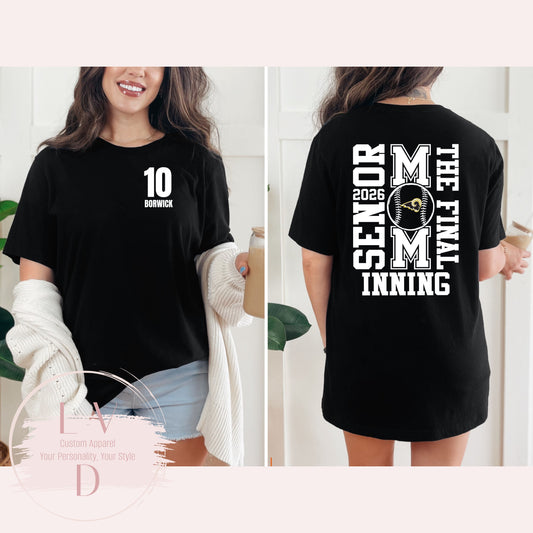SEP Baseball Senior Mom / Dad T-Shirt 5