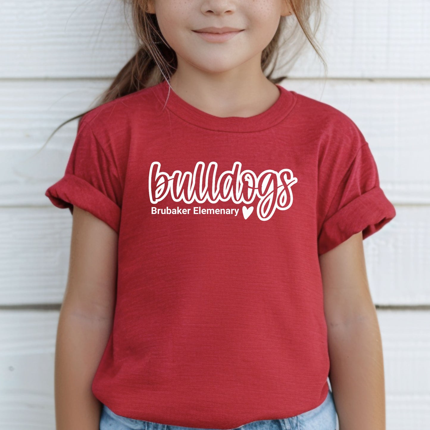 Brubaker Bulldogs outline T-Shirt