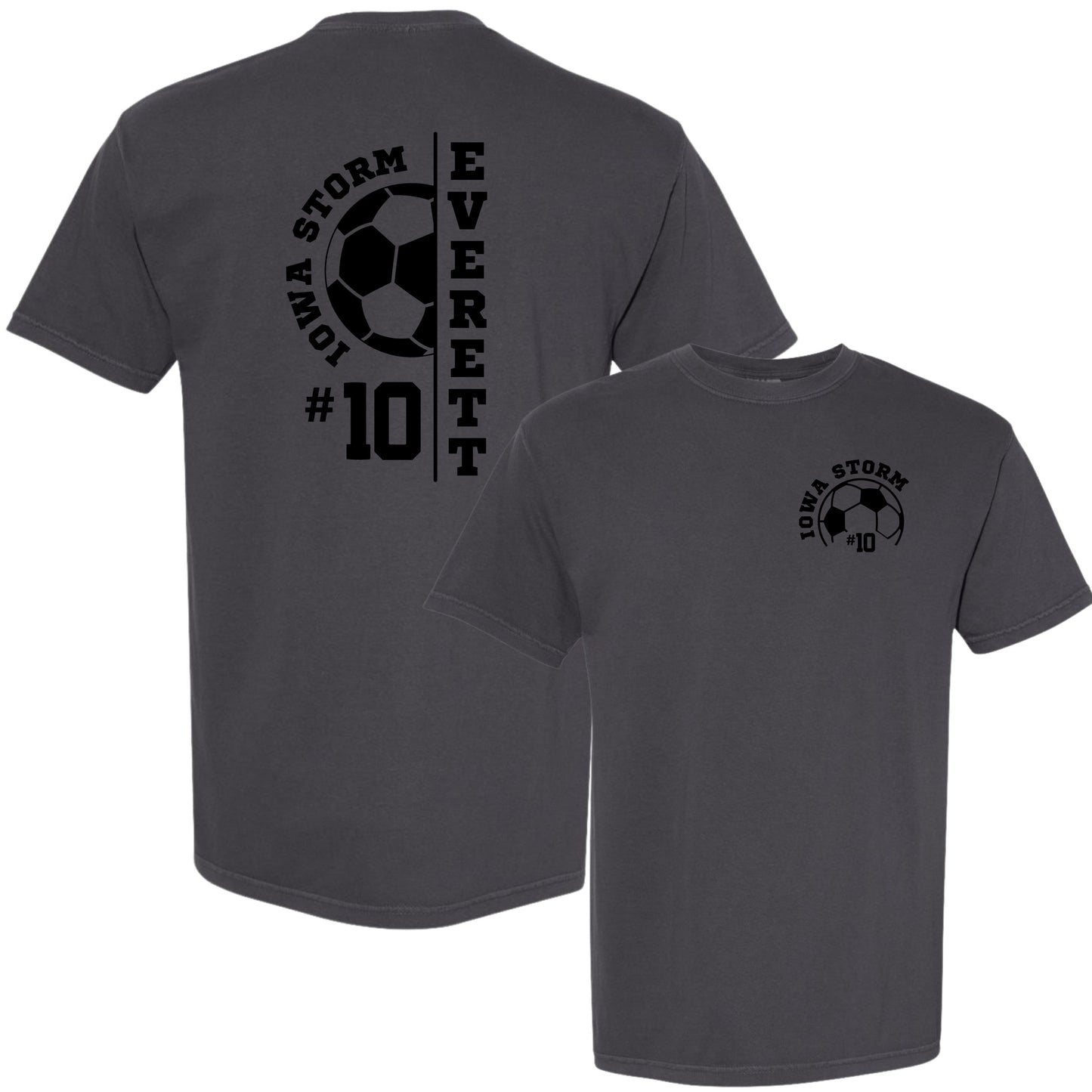 Iowa Storm Personalized Comfort Colors T-Shirt | Adult