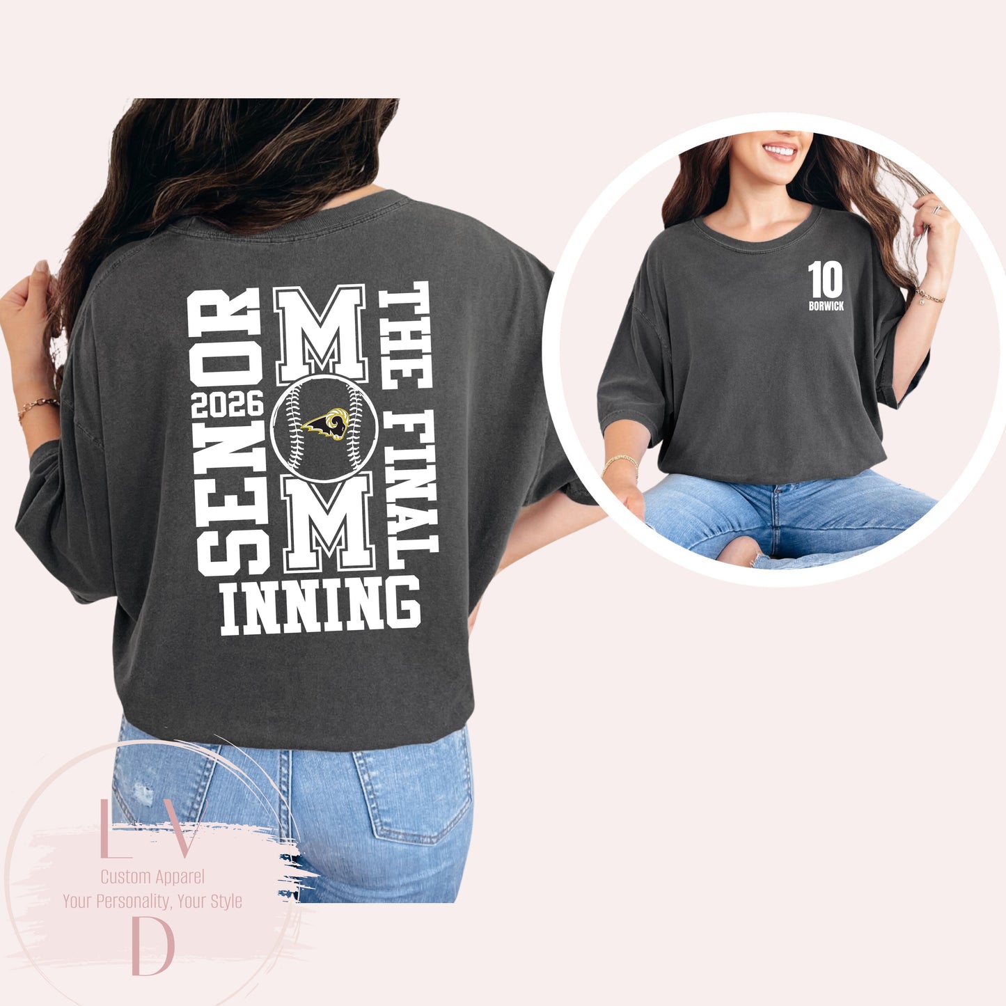 SEP Baseball Senior Mom Hoodie / Crewneck 5