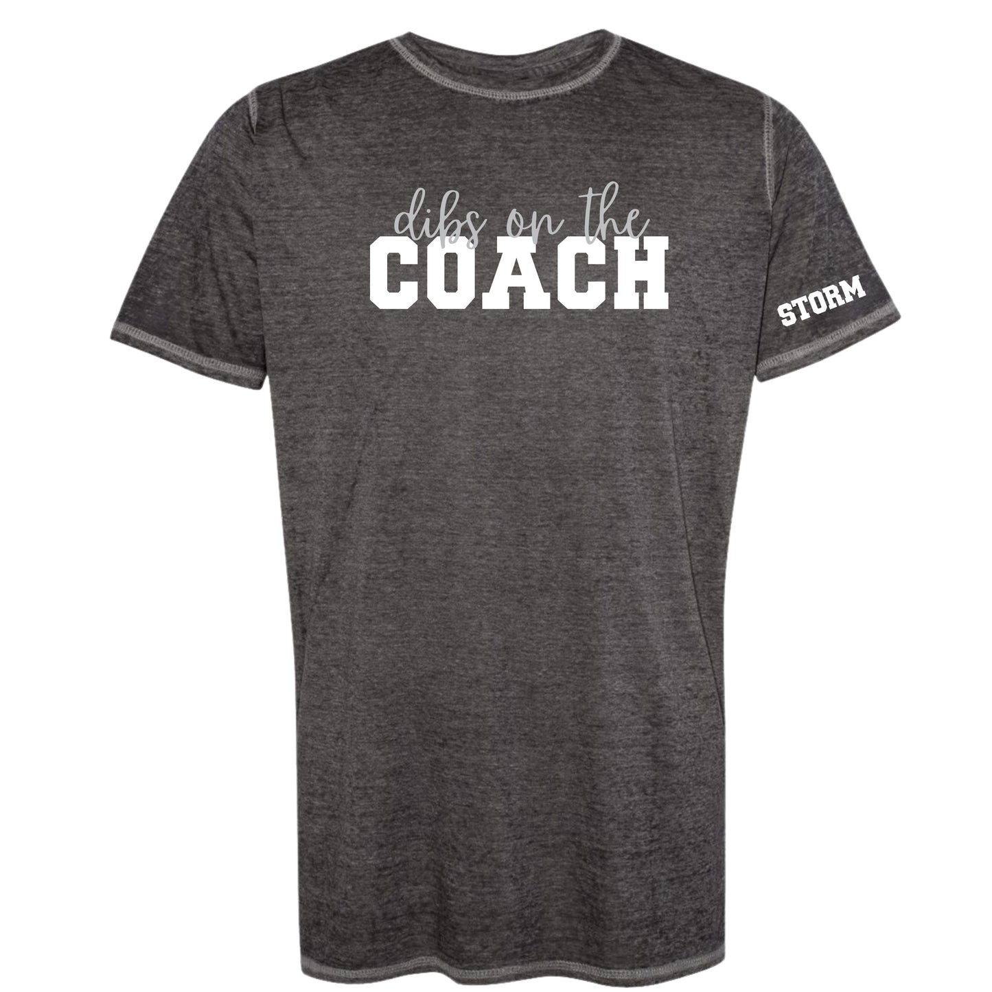 "Dibs on the Coach" Burnout Apparel (T-Shirt, Crew, Hoodie)