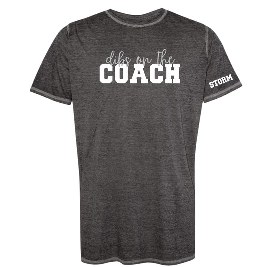 "Dibs on the Coach" Burnout Apparel (T-Shirt, Crew, Hoodie)