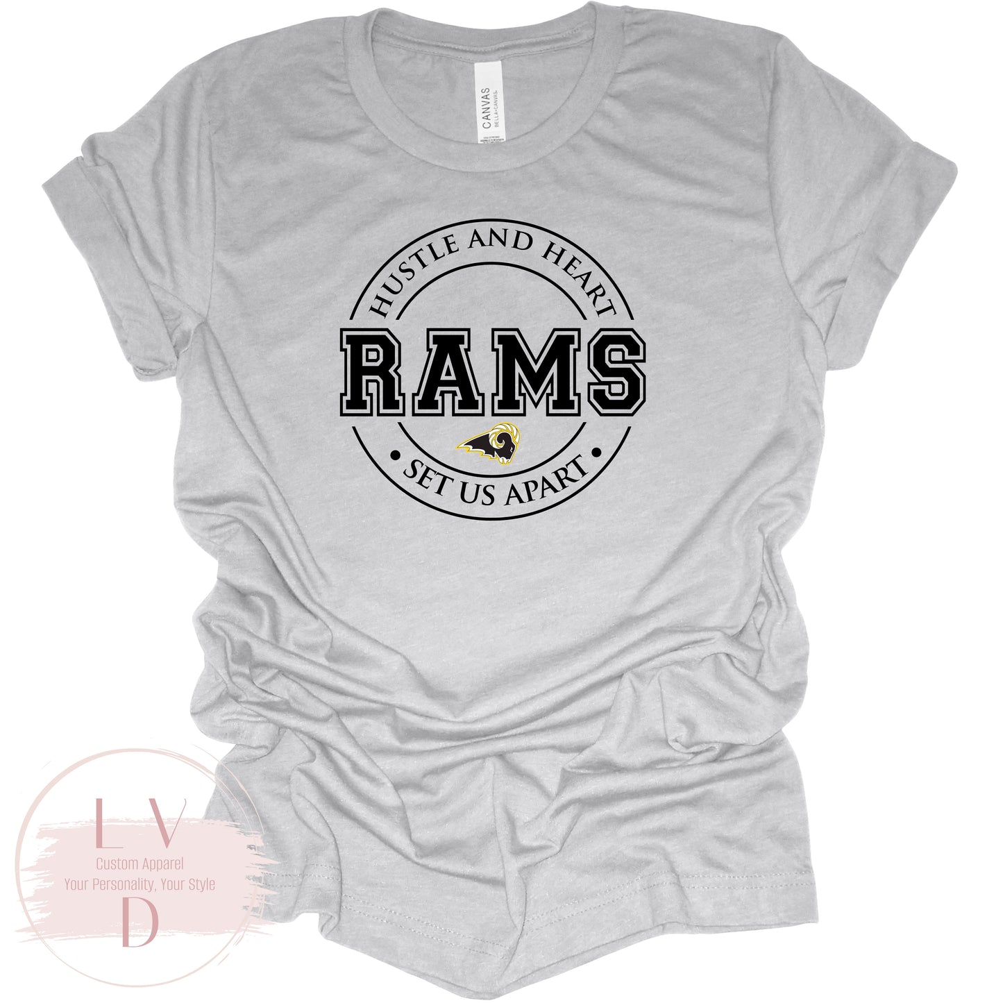 RAMS Hustle and Heart T-Shirt