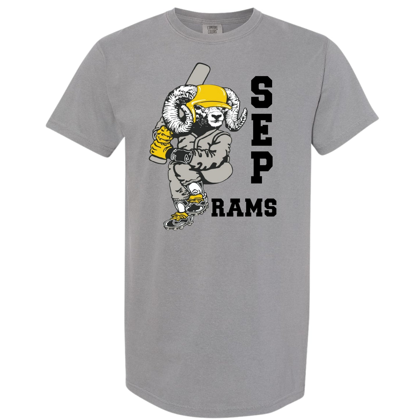 Official* SEP Baseball Swinging Ram T-Shirt | Comfort Colors | Adult