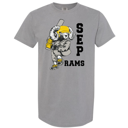 Official* SEP Baseball Swinging Ram T-Shirt | Comfort Colors | Adult