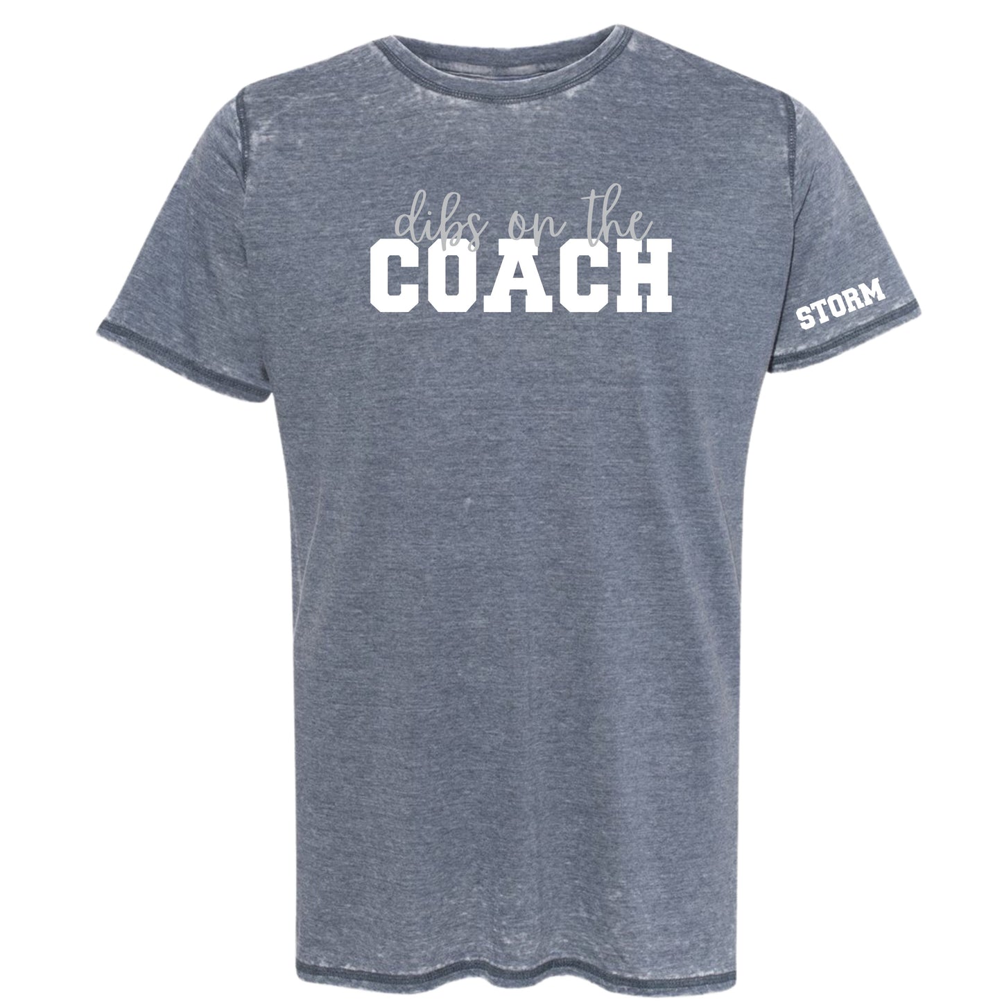 "Dibs on the Coach" Burnout Apparel (T-Shirt, Crew, Hoodie)