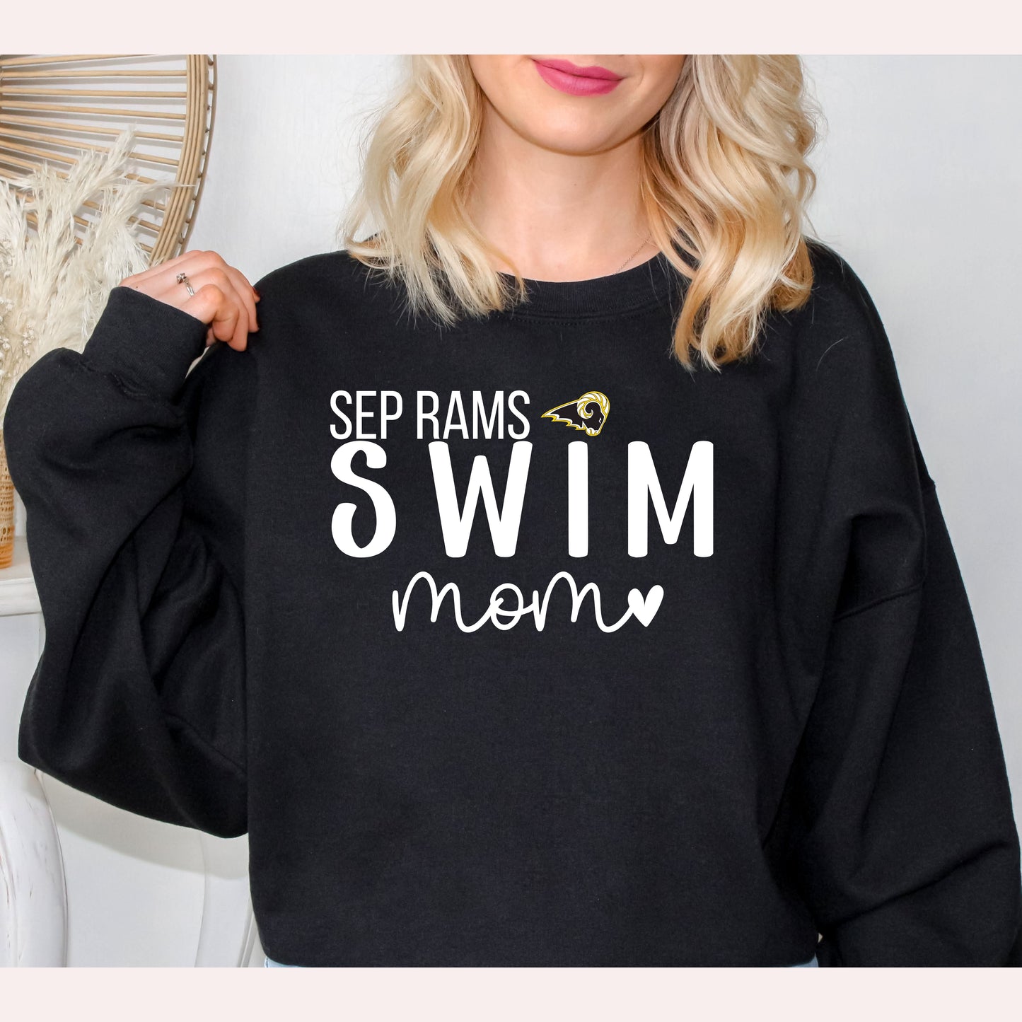 Southeast Polk Swim Mom Crewneck