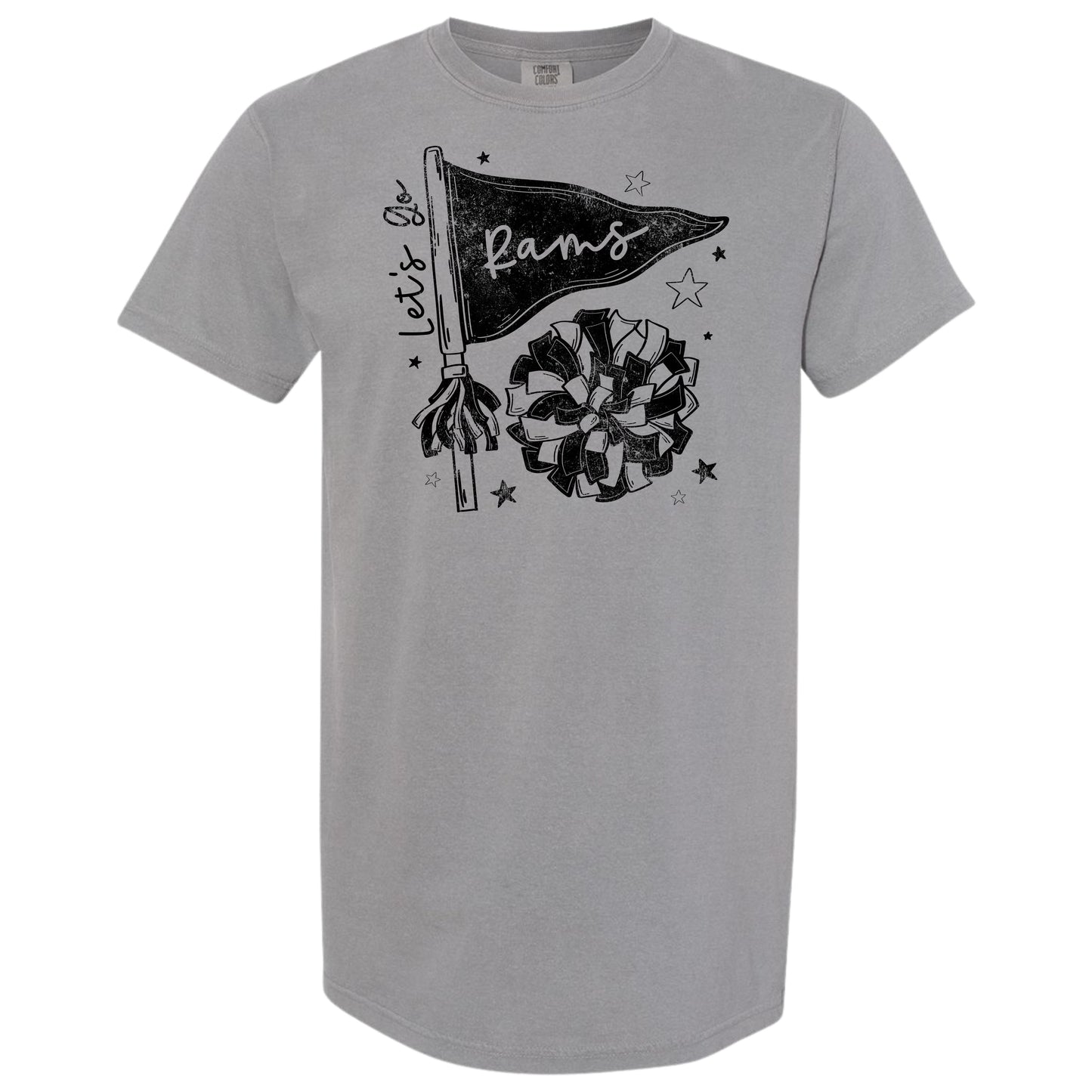 Let's Go Rams Cheer T-Shirt