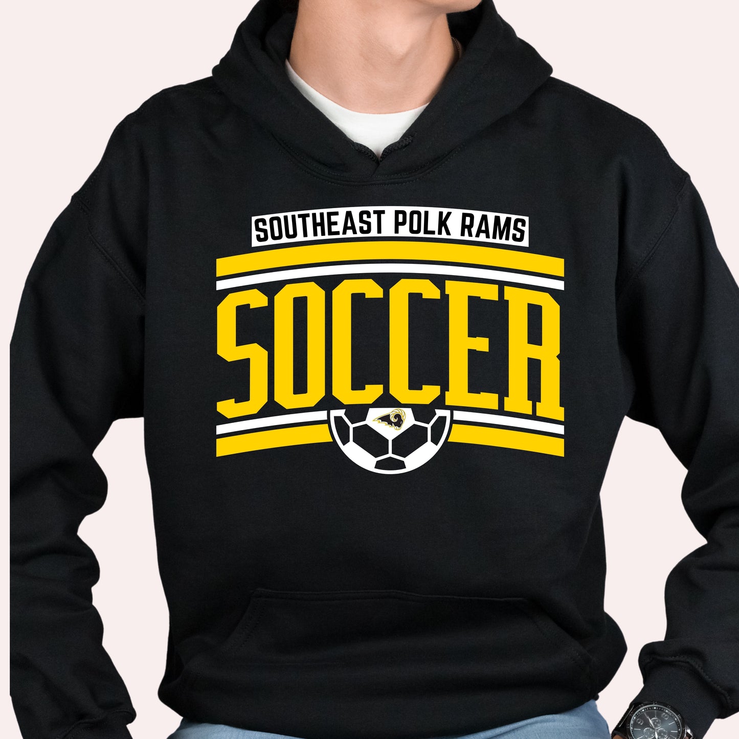Southeast Polk Rams SOCCER T-Shirt