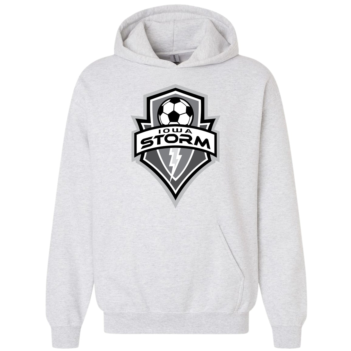 Iowa Storm Logo Hoodie | B&W