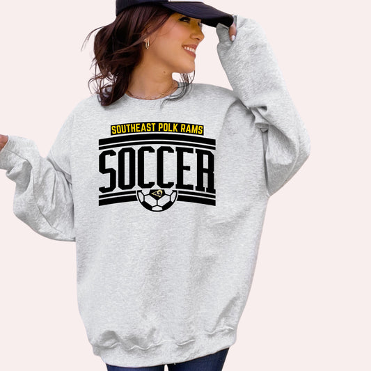 Southeast Polk Rams SOCCER Crewneck