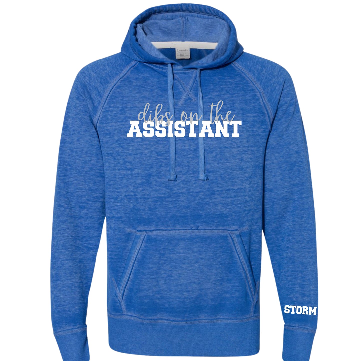"Dibs on the Assistant" Burnout Apparel (T-Shirt, Crew, Hoodie)