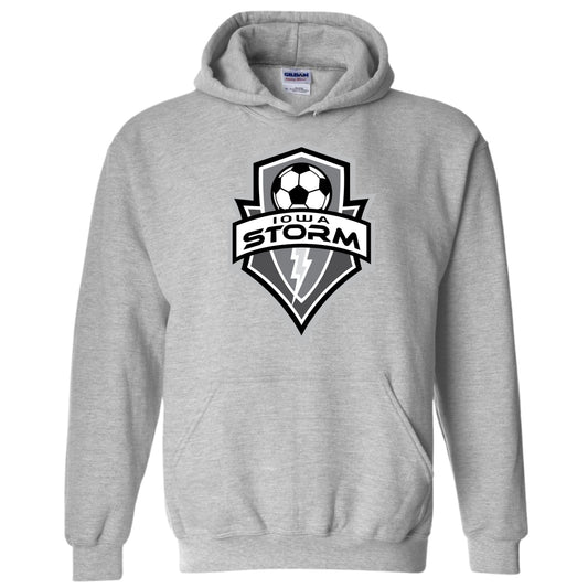 Iowa Storm Logo Hoodie | B&W
