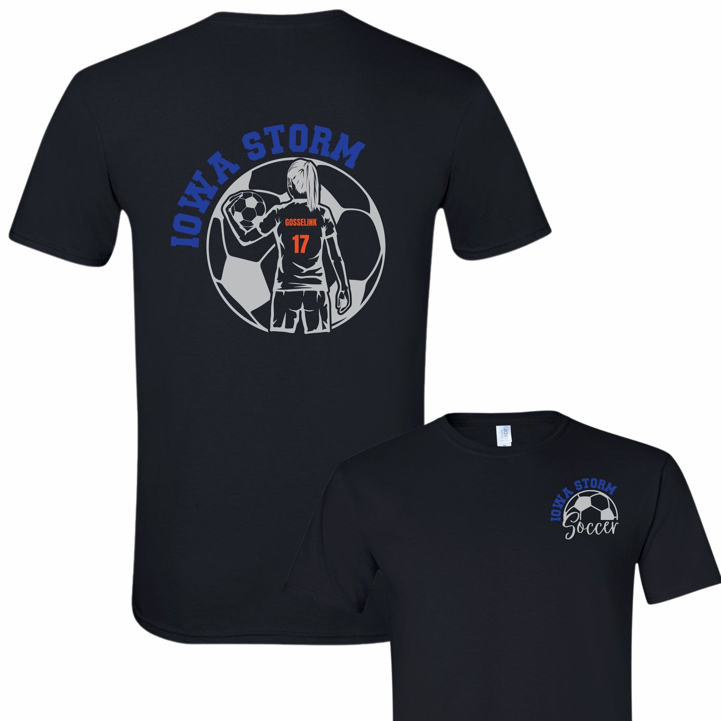 Iowa Storm Soccer T-Shirt (girl)