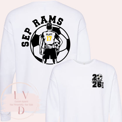 SEP Senior Soccer Mom Crewneck | Personalized