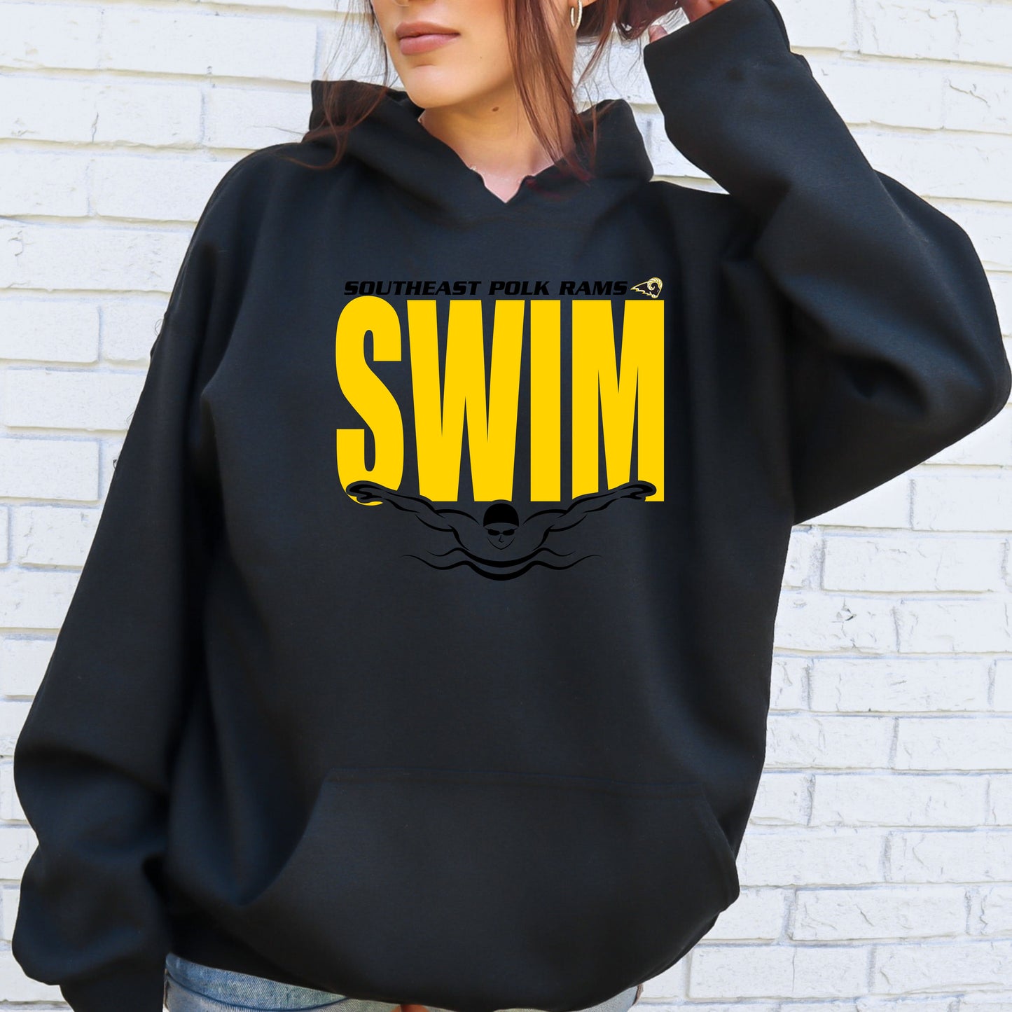 Southeast Polk RAM Swim Hoodie