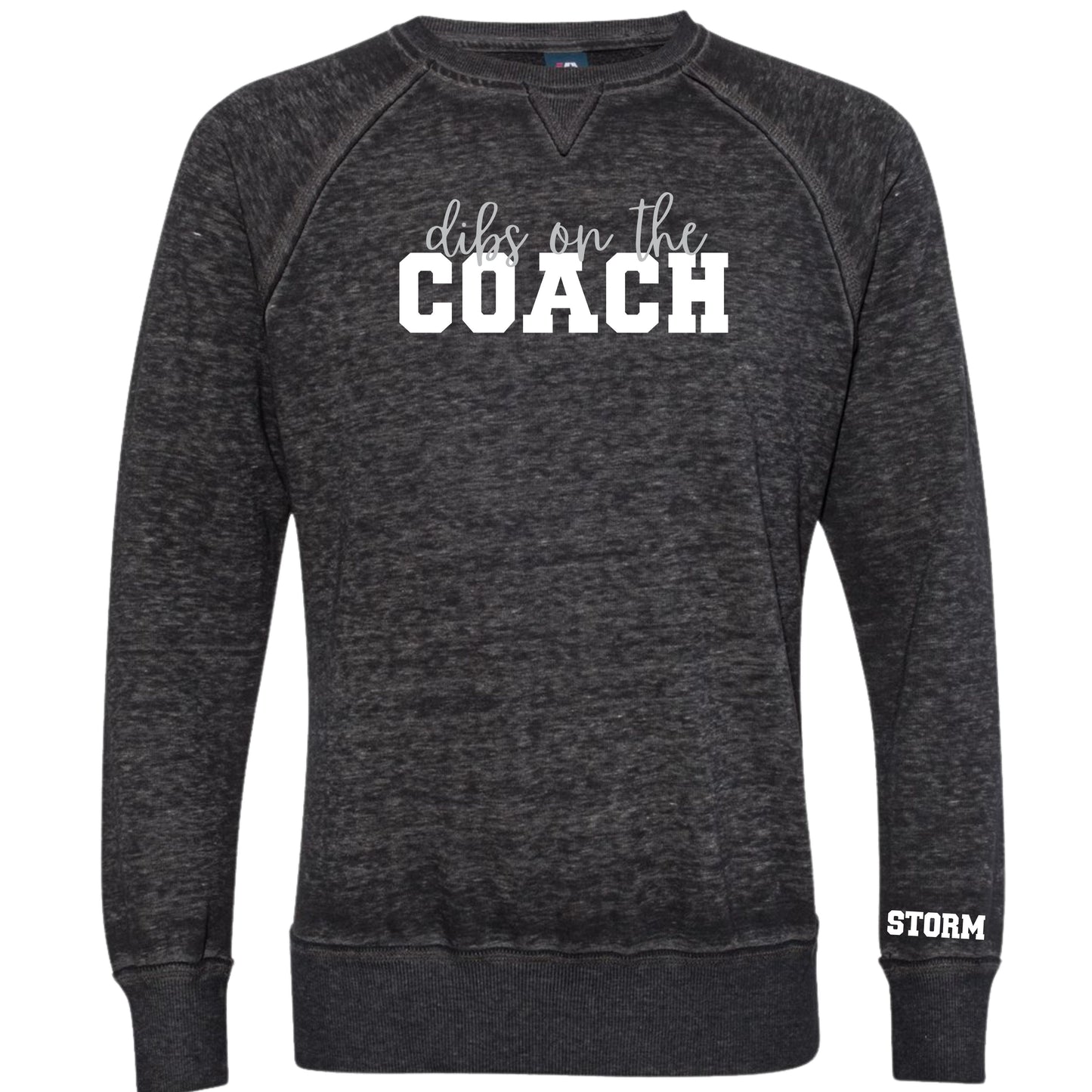 "Dibs on the Coach" Burnout Apparel (T-Shirt, Crew, Hoodie)