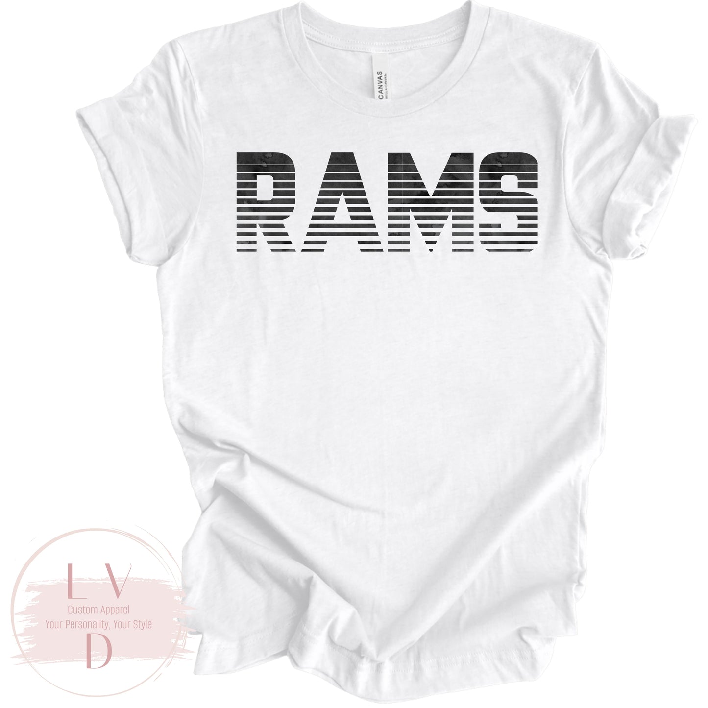 Split RAMS Crewneck | BW