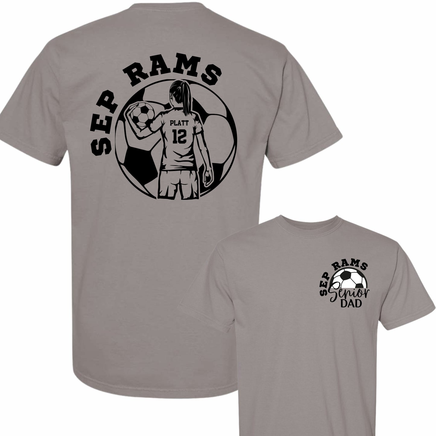Senior Soccer Dad T-Shirt (Girl)